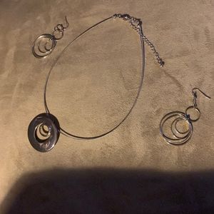 Silver Necklace set